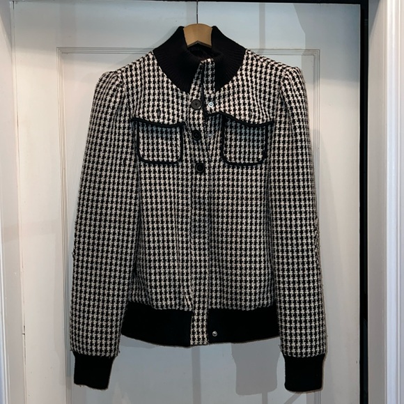 Billabong Jackets & Blazers - Billabong jacket black white checkered large